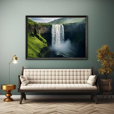 Large Waterfall Canvas